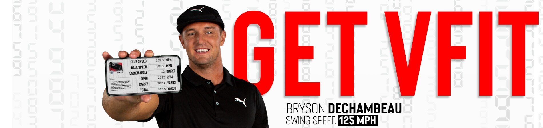 Bryson showing his phone with VFIT App