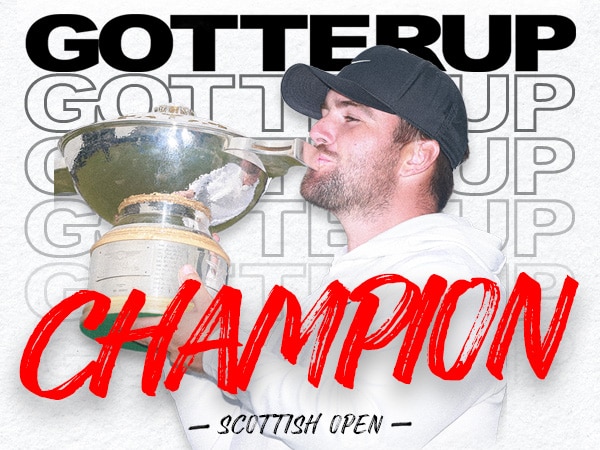 CHRIS GOTTERUP WINS SCOTTISH OPEN
