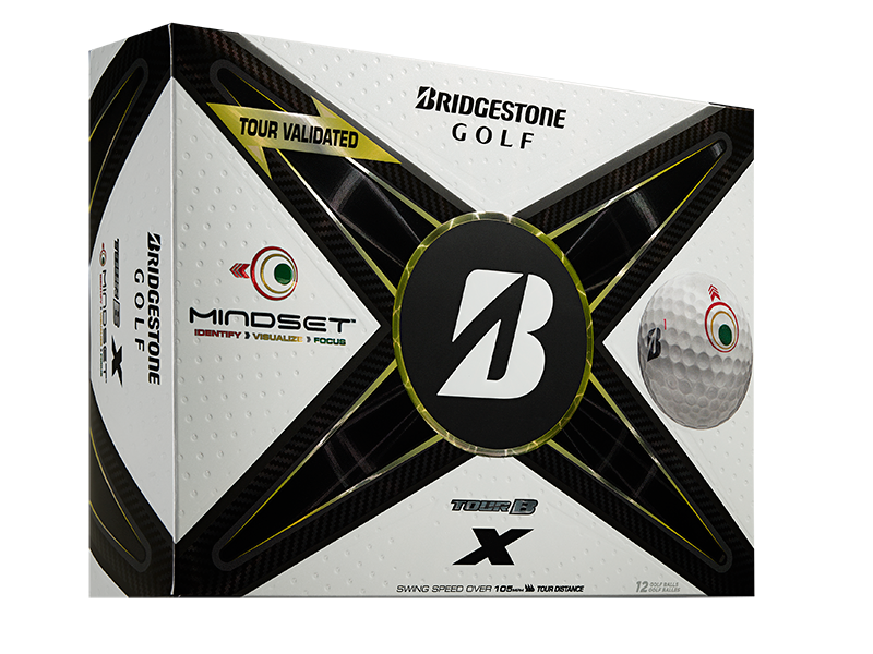 Bridgestone Golf TOUR B X MindSet Golf Ball