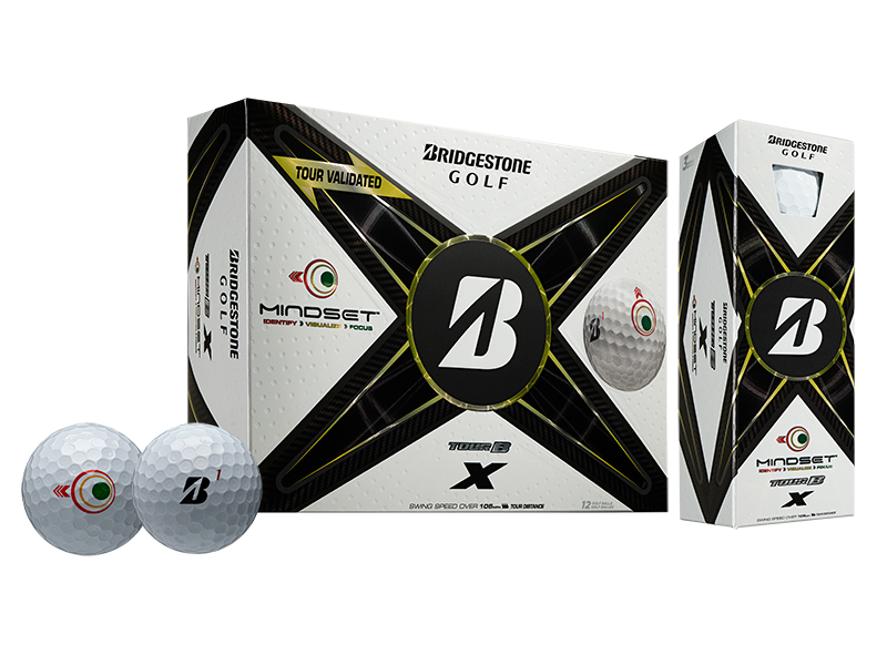 Bridgestone Golf TOUR B X MindSet Golf Ball