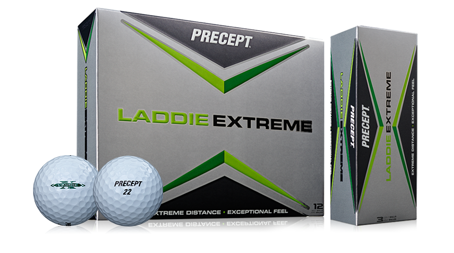 precept laddie golf balls compression