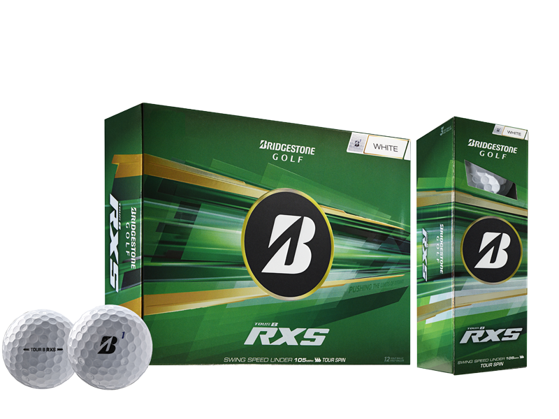 Bridgestone Golf B RXS Golf Balls and Box