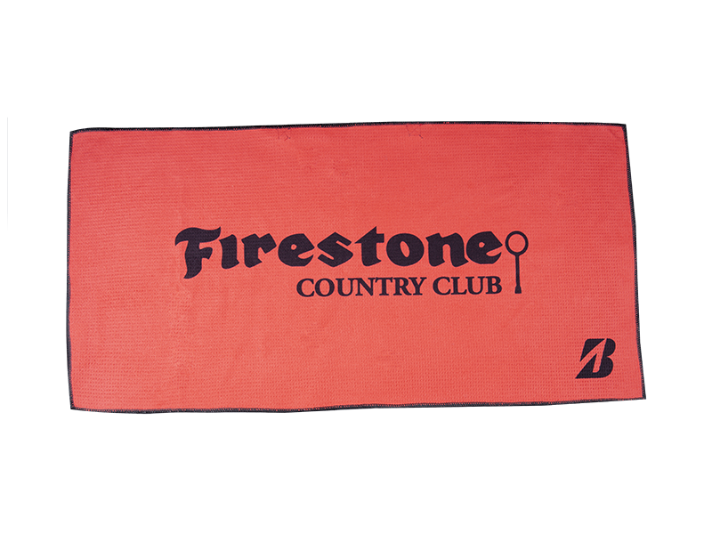 Red Custom Microfiber Towel (16"x32")